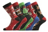 Ponožky pánské vánoční