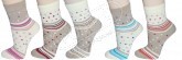 Dámské ponožky vzorované 3/4 lem 37-41 PONDY.CZ