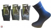  Ponožky pánské snížený lem, řetízkovaná špice NATUR BAVLNA 48-49