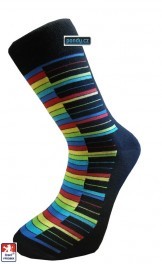Ponožky PONDY.CZ pánské barevný design " COLOR PIANO" 39-47