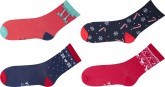 Dámské vánoční ponožky 2 pár 