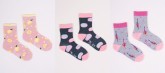 Dětské ponožky dívčí vzorované