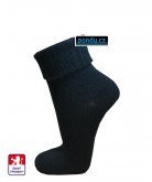 Dámské ponožky ohrnutý lem