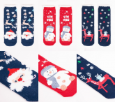 Dětské vzorované vánoční ponožky 