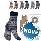 Ponožky termo vlněné norský vzor
