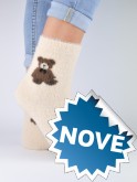 Ponožky dámské dárkové s medvídky